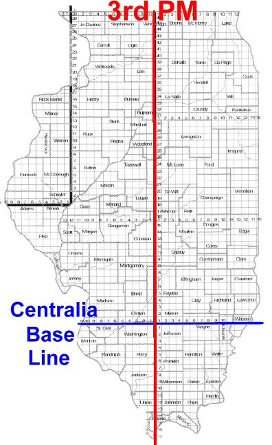 Townships In Illinois Map